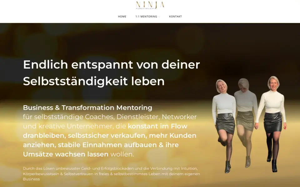 Startseite von Ninja Fürchtenicht mit markierten Befunden